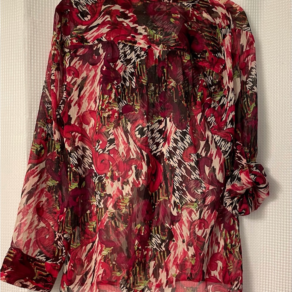Sheer over-blouse - Picture 5 of 9